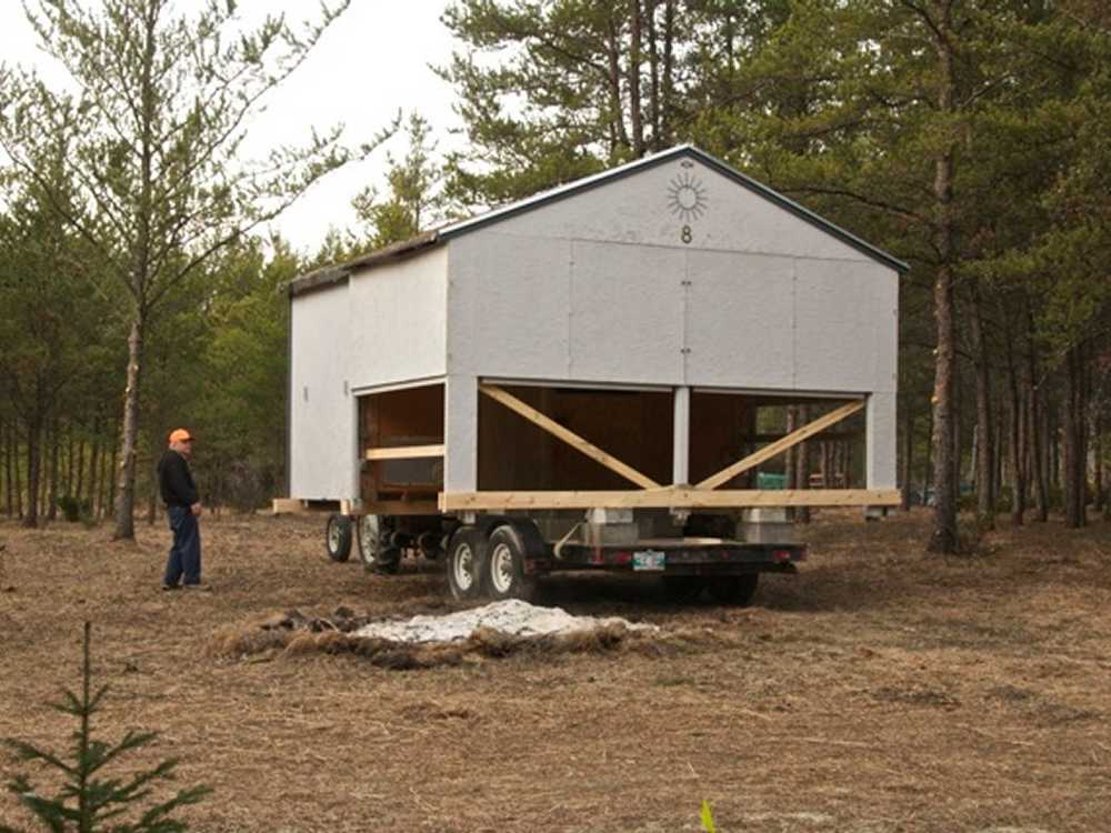 Naturist Legacy History: Gallery 04/05...Moving our cottage to the new park