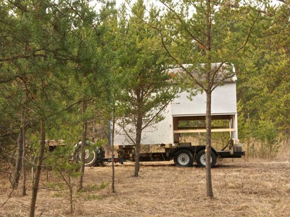 Naturist Legacy History: Gallery 04/06...Moving our cottage to the new park