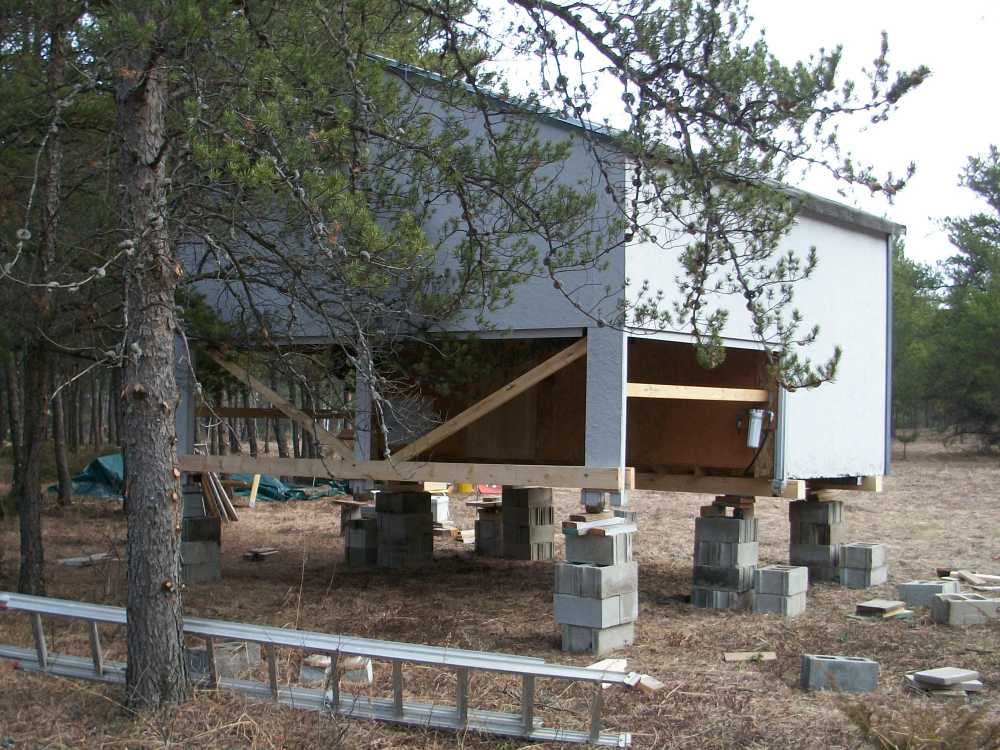 Naturist Legacy History: Gallery 04/09...Moving our cottage to the new park
