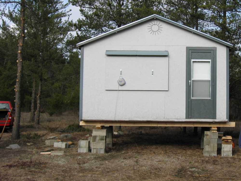 Naturist Legacy History: Gallery 04/11...Moving our cottage to the new park