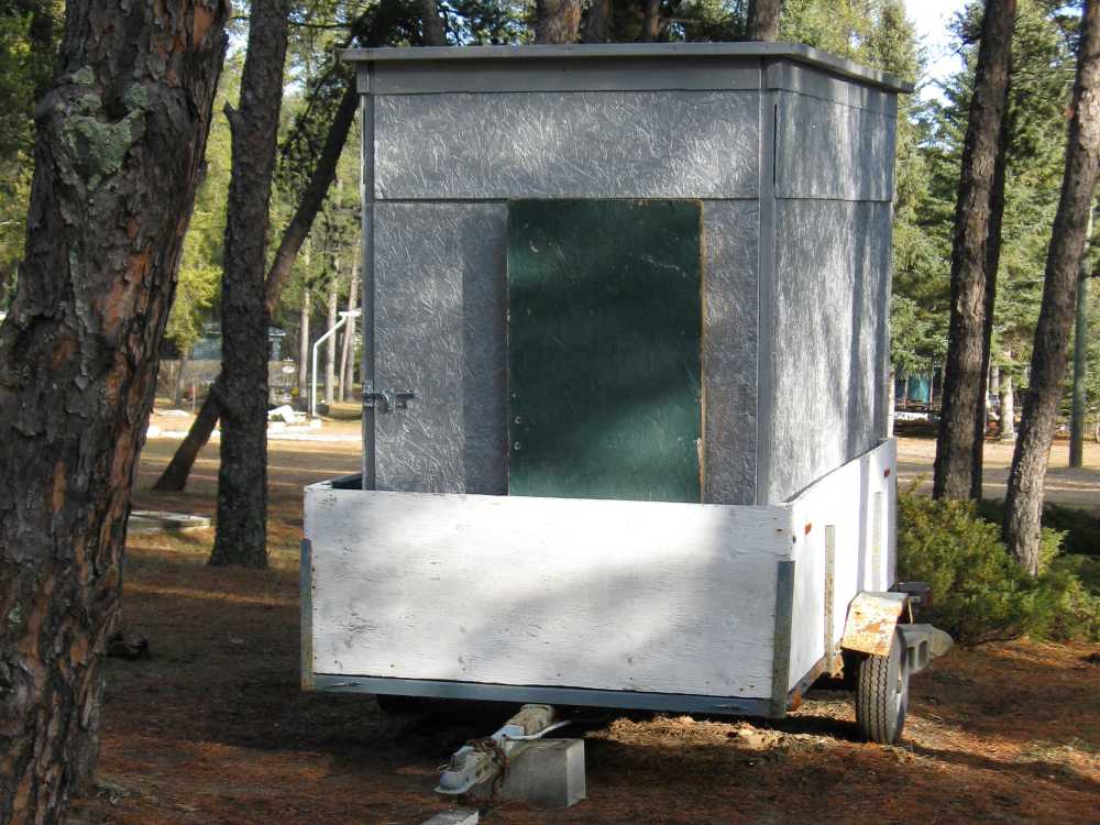 Naturist Legacy History: Gallery 04/12...Moving our cottage to the new park