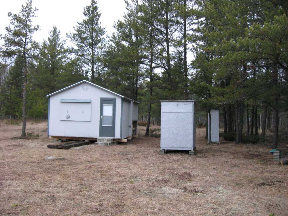 Naturist Legacy History: Gallery 04/14...Moving our cottage to the new park