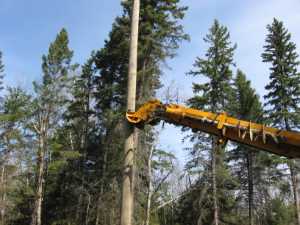 Naturist Legacy History: Gallery 08/22...Hydro installs power line poles