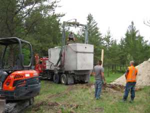 Naturist Legacy History: Gallery 12/18...Sewage holding tanks are installed