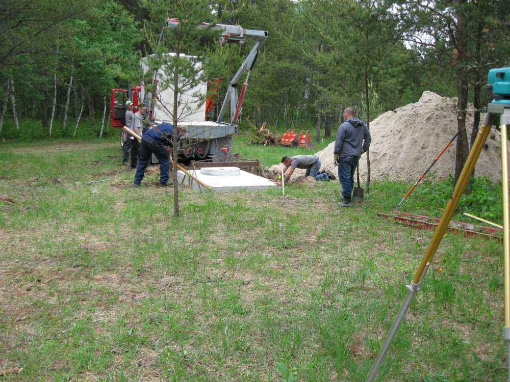 Naturist Legacy History: Gallery 12/21...Sewage holding tanks are installed