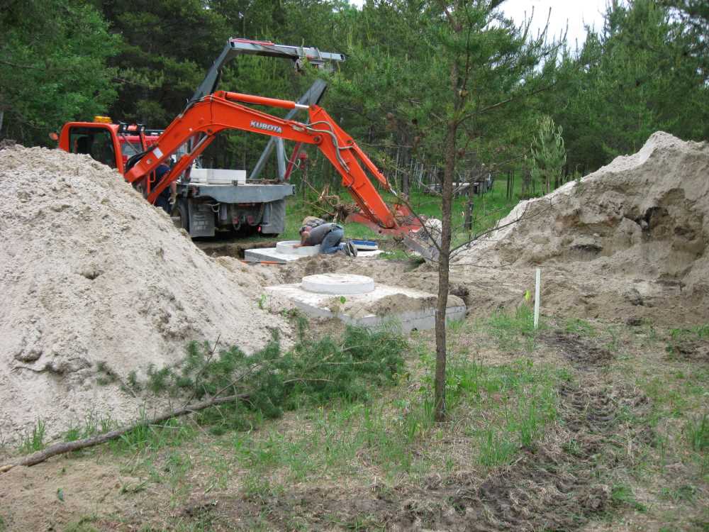 Naturist Legacy History: Gallery 12/27...Sewage holding tanks are installed