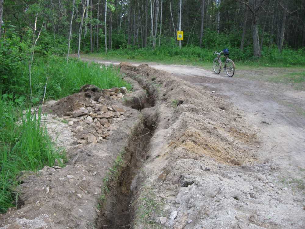 Naturist Legacy History: Gallery 13/17...Trenching in the new phone line