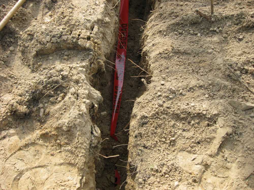 Naturist Legacy History: Gallery 14/14...Underground wiring is installed