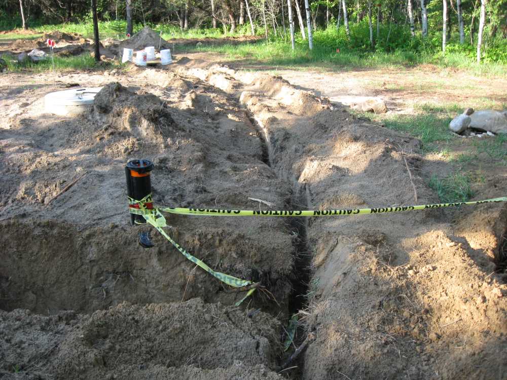Naturist Legacy History: Gallery 14/17...Underground wiring is installed