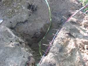 Naturist Legacy History: Gallery 14/19...Underground wiring is installed