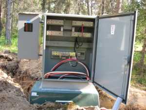 Naturist Legacy History: Gallery 14/26...Underground wiring is installed