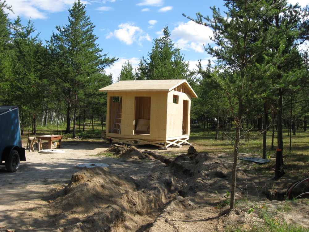 Naturist Legacy History: Gallery 19/13...Construction of washrooms begins