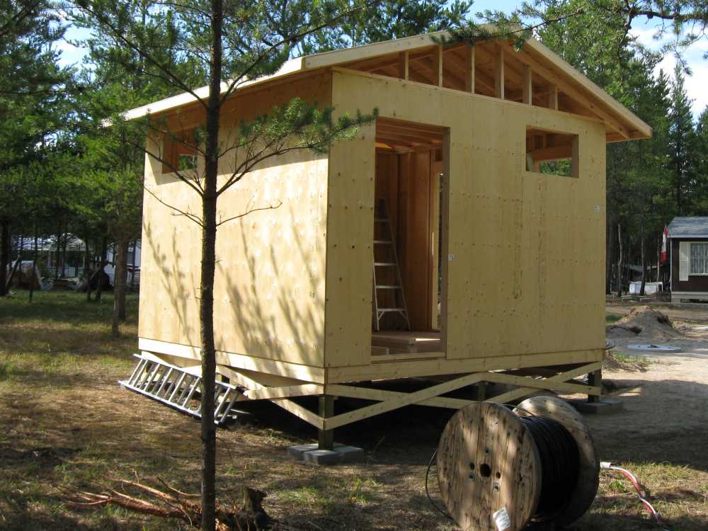 Naturist Legacy History: Gallery 19/16...Construction of washrooms begins
