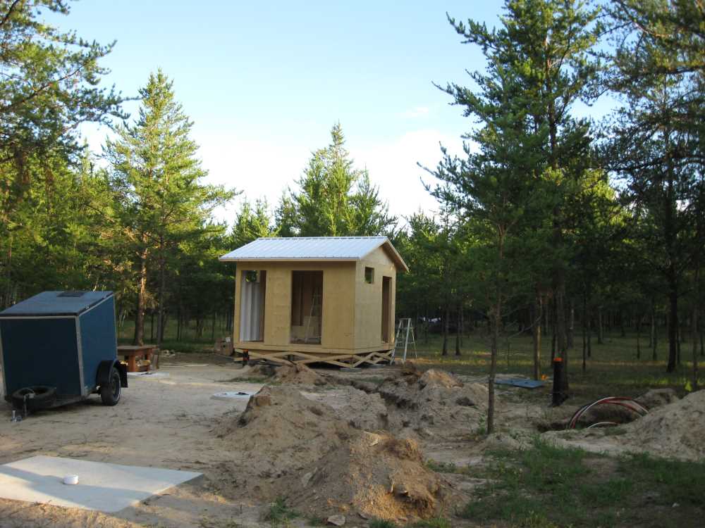 Naturist Legacy History: Gallery 19/17...Construction of washrooms begins