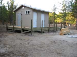 Naturist Legacy History: Gallery 20/23...Construction of washrooms continues