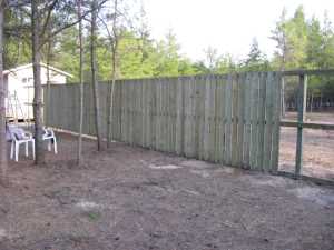 Naturist Legacy History: Gallery 24/02...Building the swimming pool fence