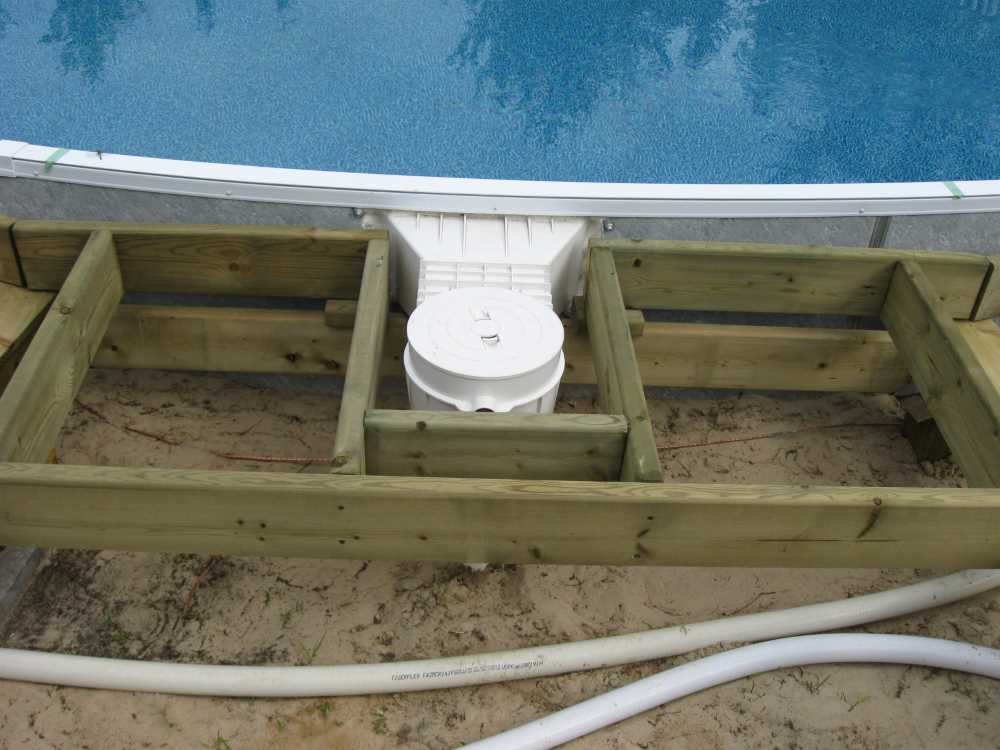 Naturist Legacy History: Gallery 28/09...Building a splash deck for the pool