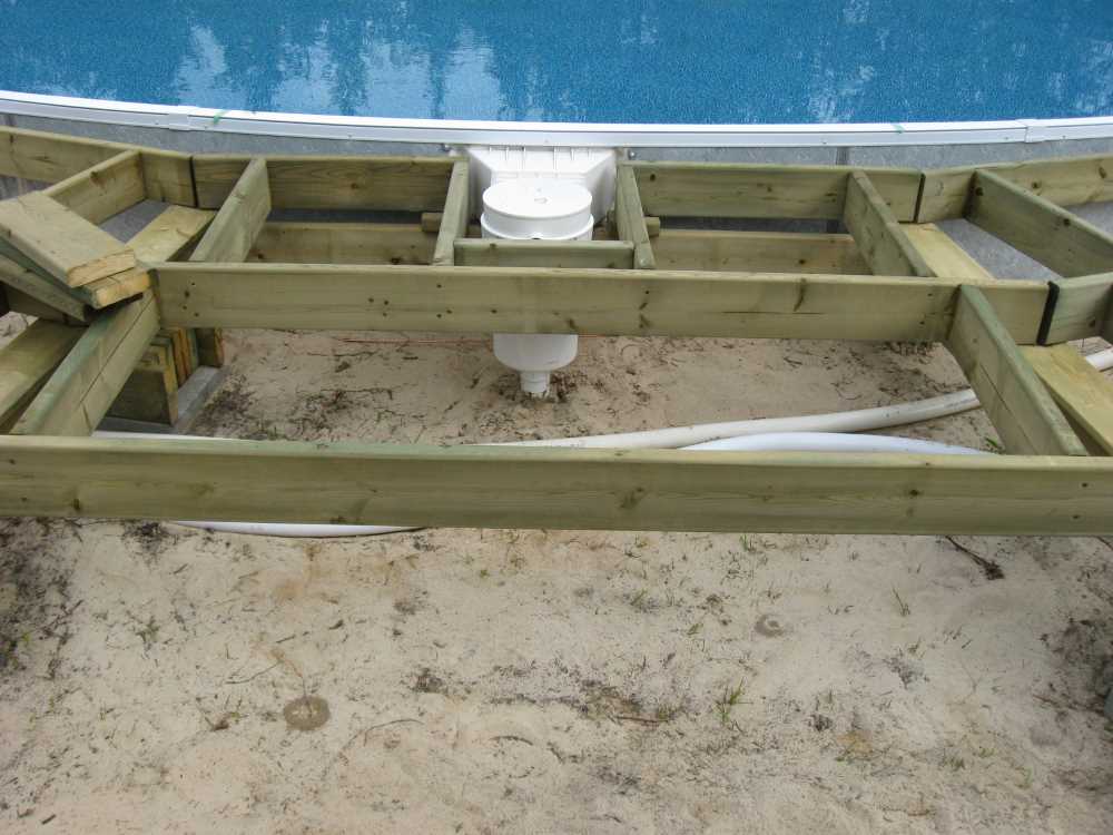 Naturist Legacy History: Gallery 28/10...Building a splash deck for the pool