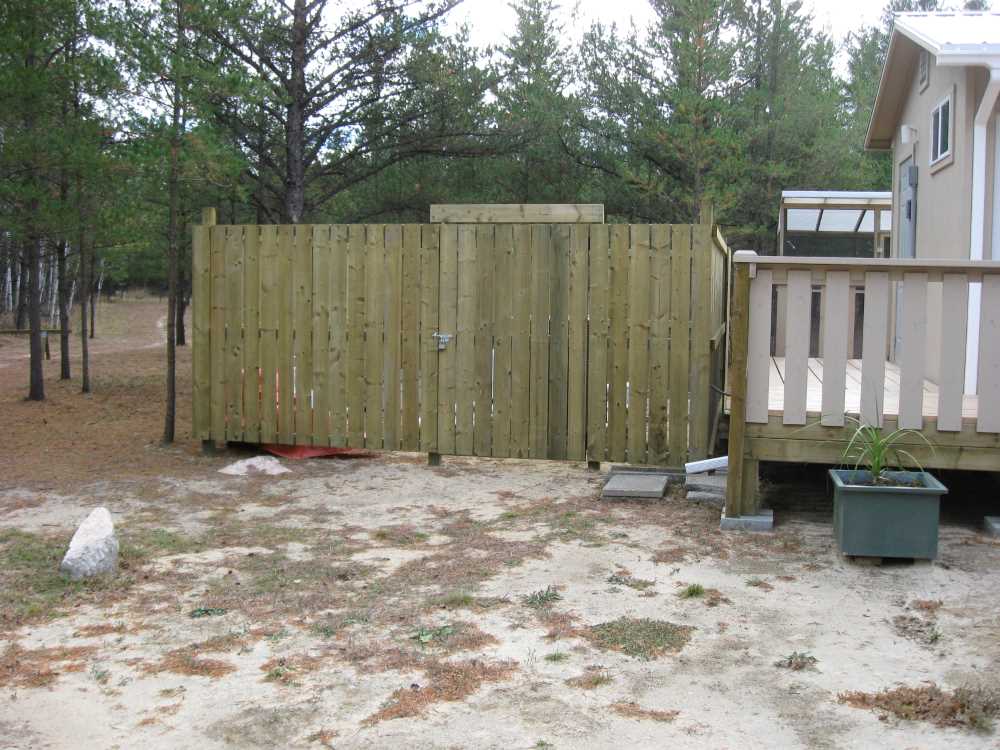 Naturist Legacy History: Gallery 30/11...Outdoor showers, pool equipment enclosure