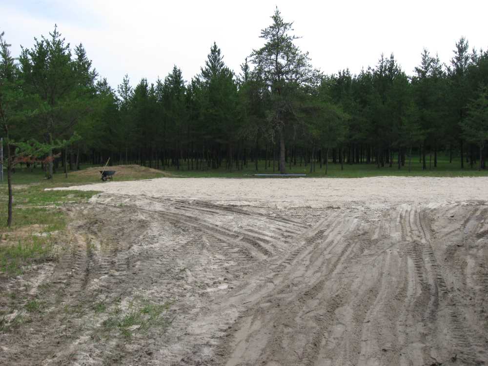 Naturist Legacy History: Gallery 31/04...Beach volleyball court completed