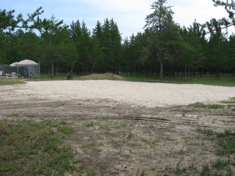 Naturist Legacy History: Gallery 31/05...Beach volleyball court completed