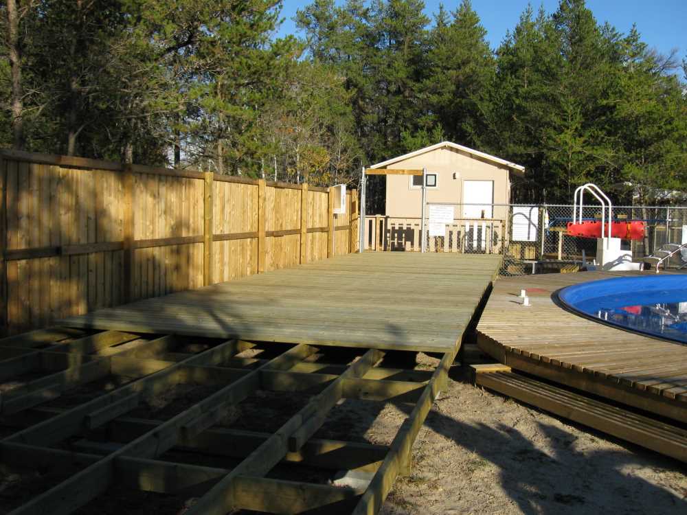 Naturist Legacy History: Gallery 35/17...Work begins on the new sun deck