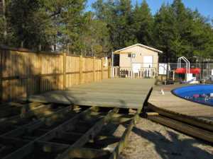 Naturist Legacy History: Gallery 35/17...Work begins on the new sun deck