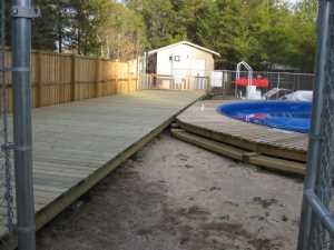 Naturist Legacy History: Gallery 35/21...Work begins on the new sun deck