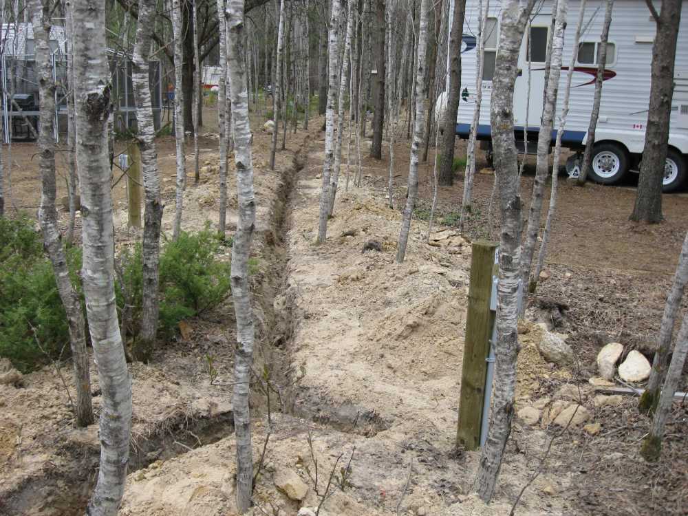 Naturist Legacy History: Gallery 37/02...Campground power upgrade, iron filter