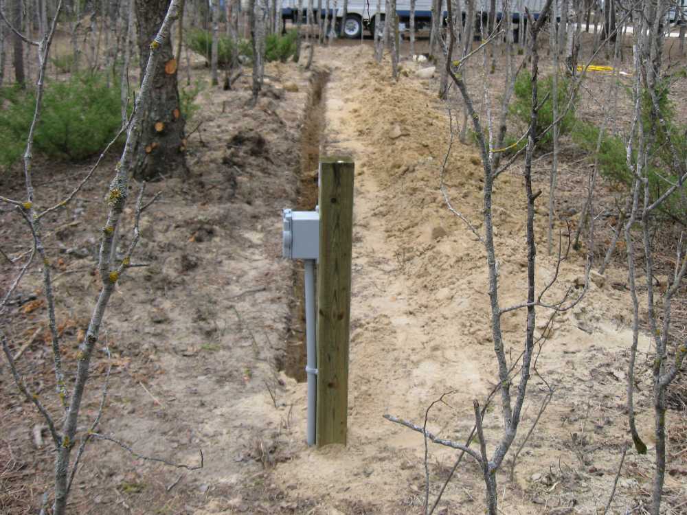 Naturist Legacy History: Gallery 37/04...Campground power upgrade, iron filter