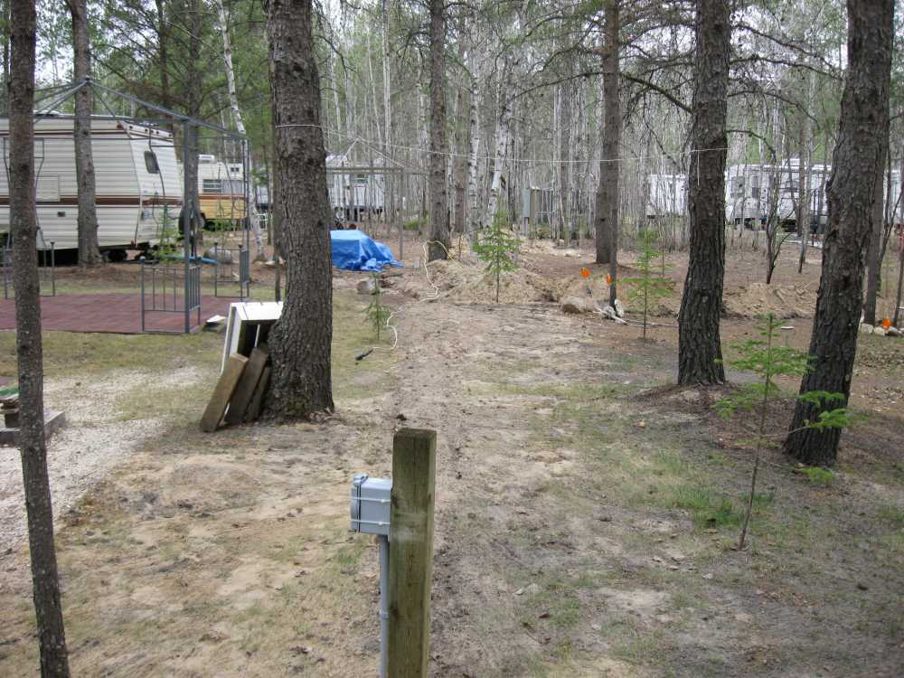 Naturist Legacy History: Gallery 37/08...Campground power upgrade, iron filter