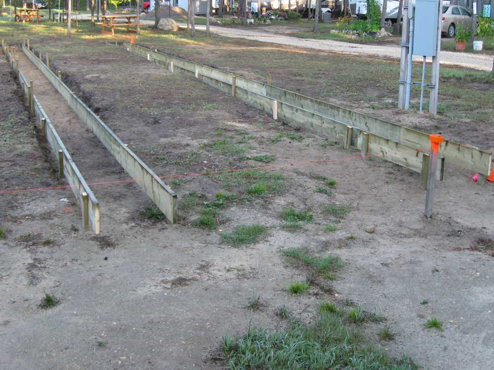 Naturist Legacy History: Gallery 40/07...Strip footings are formed and poured