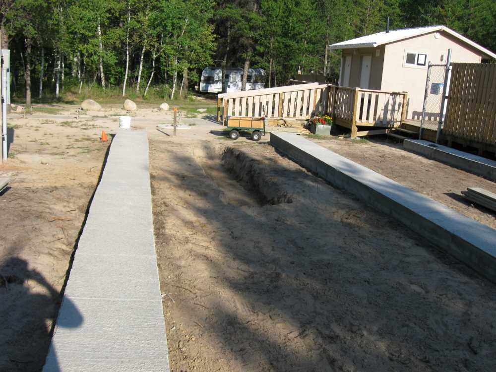 Naturist Legacy History: Gallery 40/30...Strip footings are formed and poured