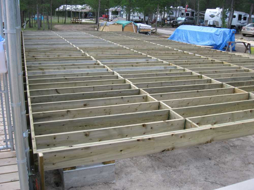 Naturist Legacy History: Gallery 41/05...Clubhouse floor and walls are built