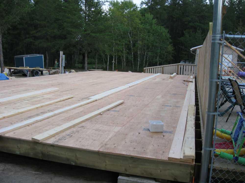 Naturist Legacy History: Gallery 41/11...Clubhouse floor and walls are built