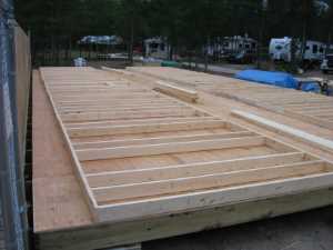 Naturist Legacy History: Gallery 41/12...Clubhouse floor and walls are built