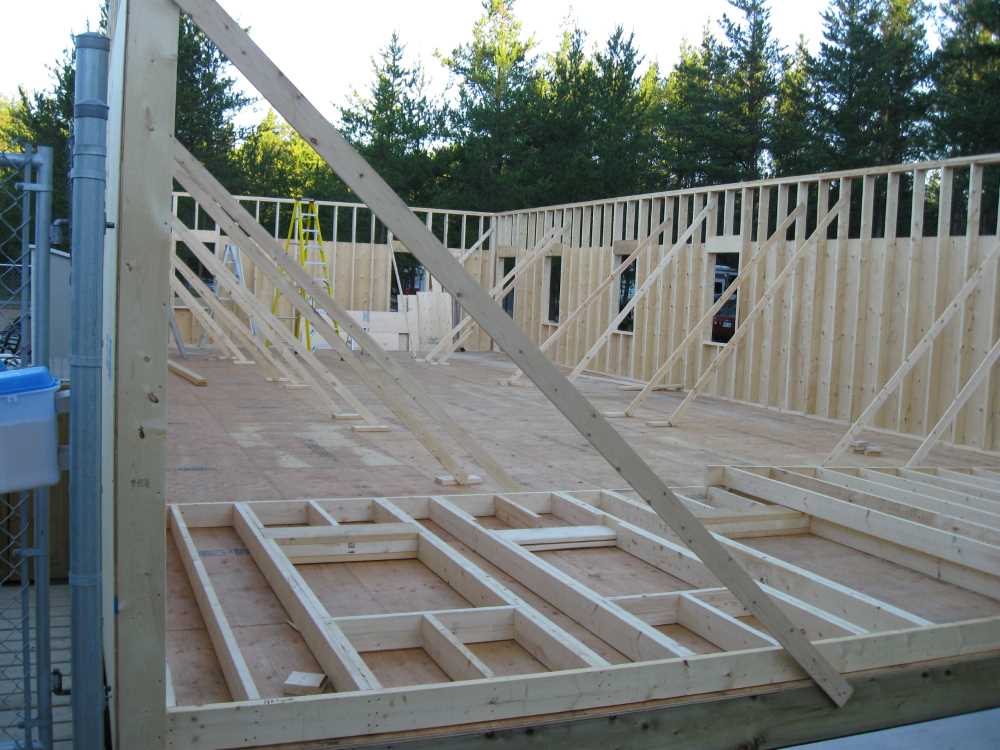 Naturist Legacy History: Gallery 41/22...Clubhouse floor and walls are built