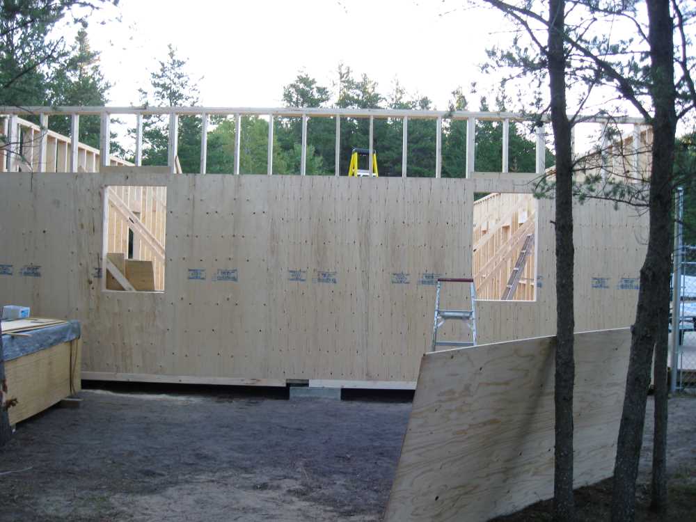Naturist Legacy History: Gallery 41/24...Clubhouse floor and walls are built