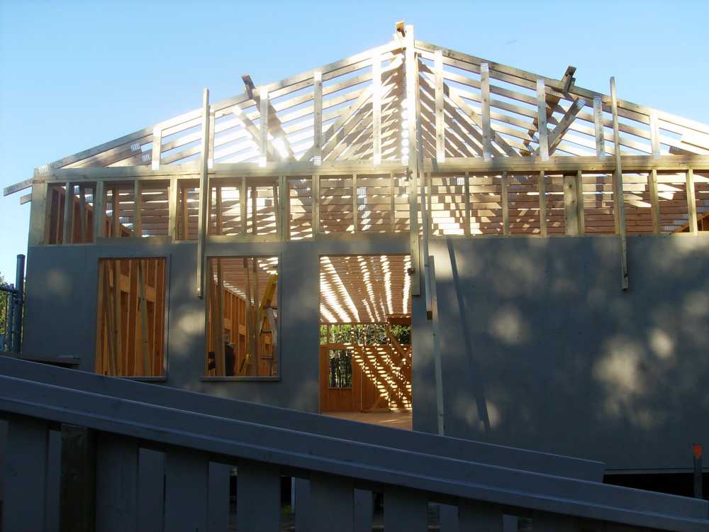Naturist Legacy History: Gallery 42/19...Raising the clubhouse rafters