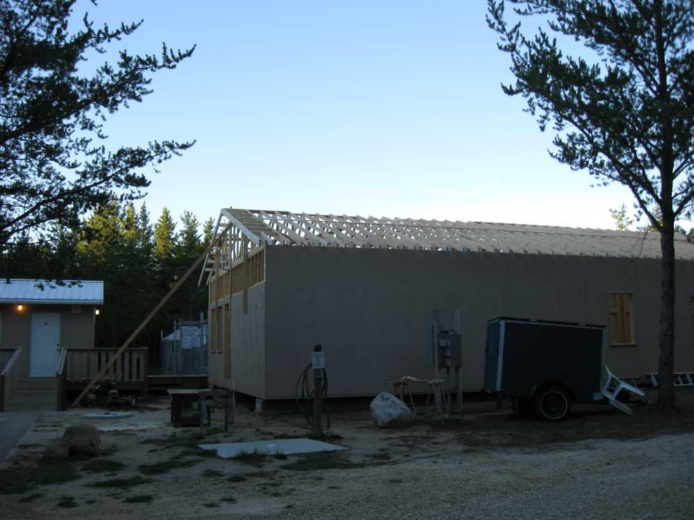 Naturist Legacy History: Gallery 42/23...Raising the clubhouse rafters