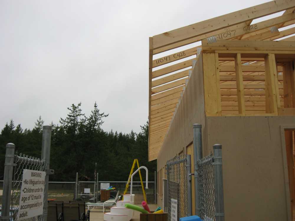 Naturist Legacy History: Gallery 42/25...Raising the clubhouse rafters