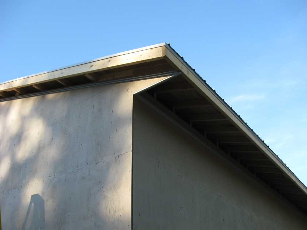 Naturist Legacy History: Gallery 44/08...Doors, windows, soffit installed