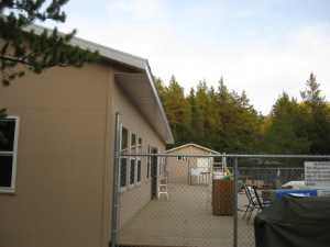 Naturist Legacy History: Gallery 44/17...Doors, windows, soffit installed