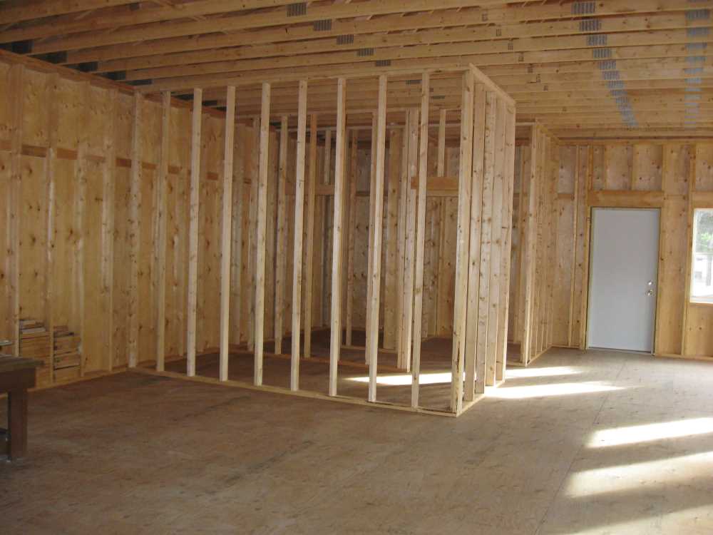 Naturist Legacy History: Gallery 45/03...Interior walls framed, decks built