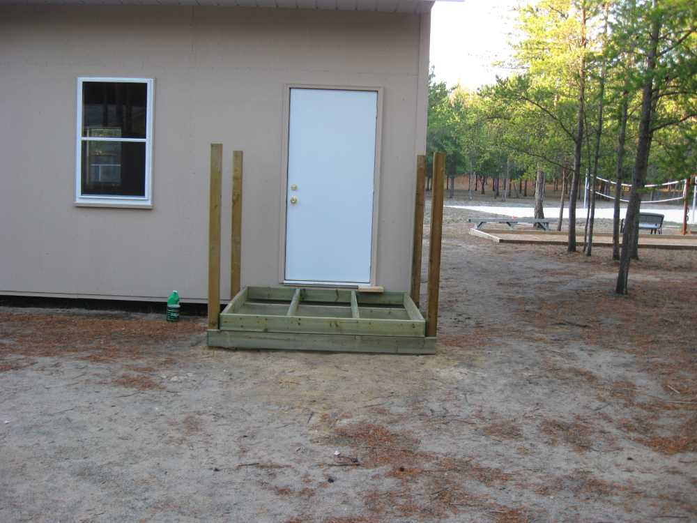 Naturist Legacy History: Gallery 45/09...Interior walls framed, decks built