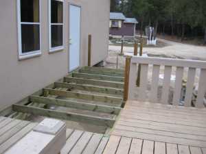 Naturist Legacy History: Gallery 45/15...Interior walls framed, decks built
