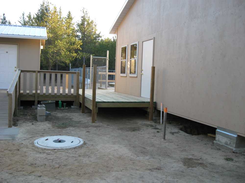 Naturist Legacy History: Gallery 45/17...Interior walls framed, decks built