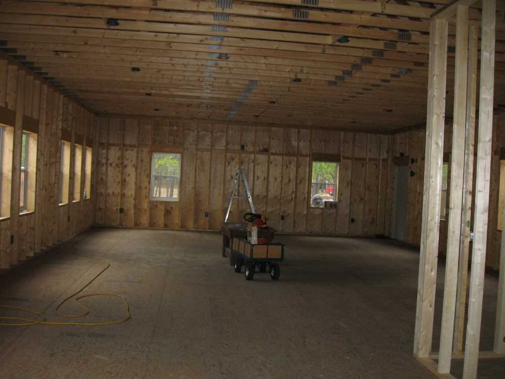 Naturist Legacy History: Gallery 47/04...Electrical, plumbing roughed in