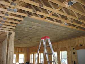 Naturist Legacy History: Gallery 48/01...Insulation, vapour barrier, drywall