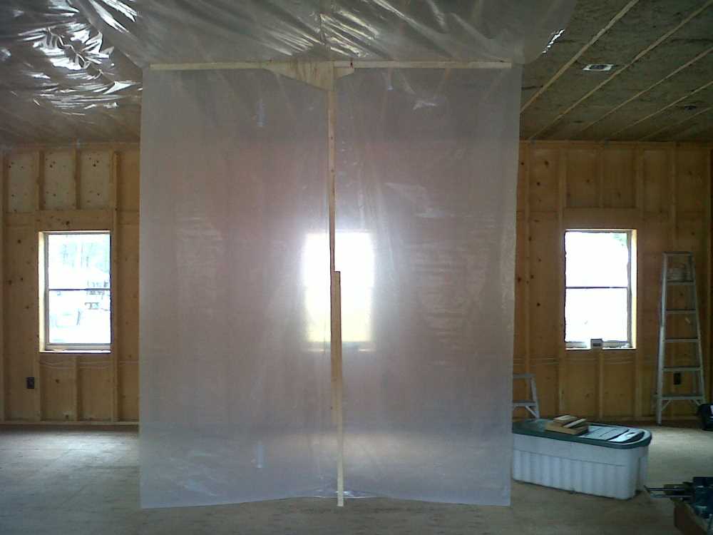 Naturist Legacy History: Gallery 48/02...Insulation, vapour barrier, drywall